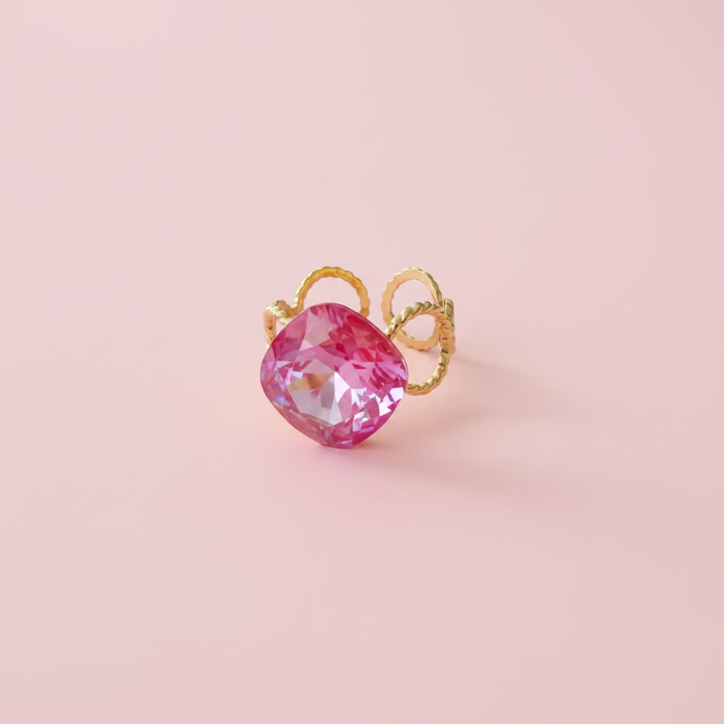 Bague Noor Framboise