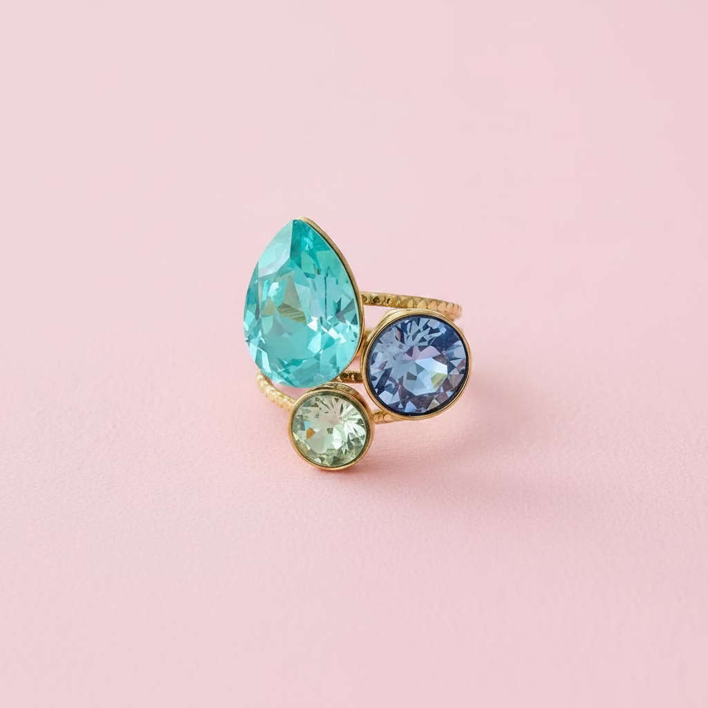 Bague Glossy Turquoise