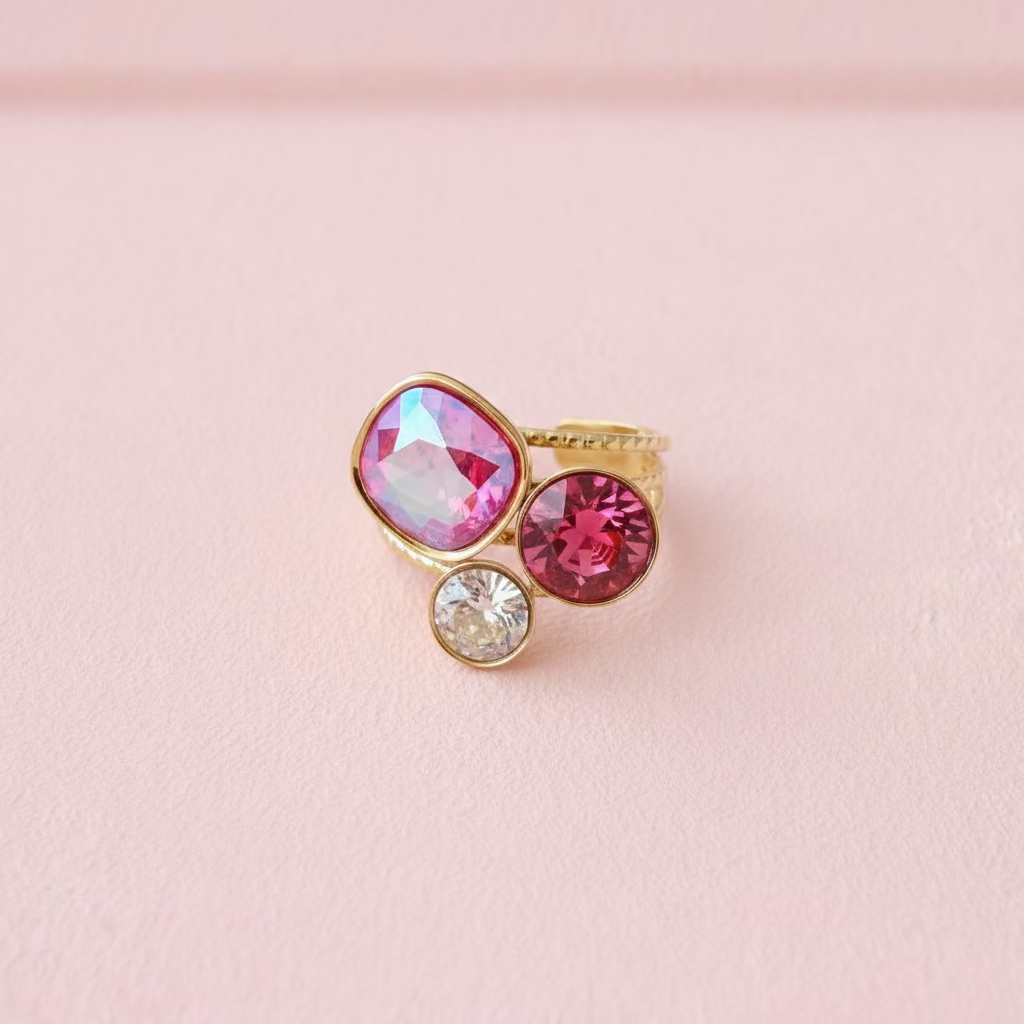 Bague Bright Framboise