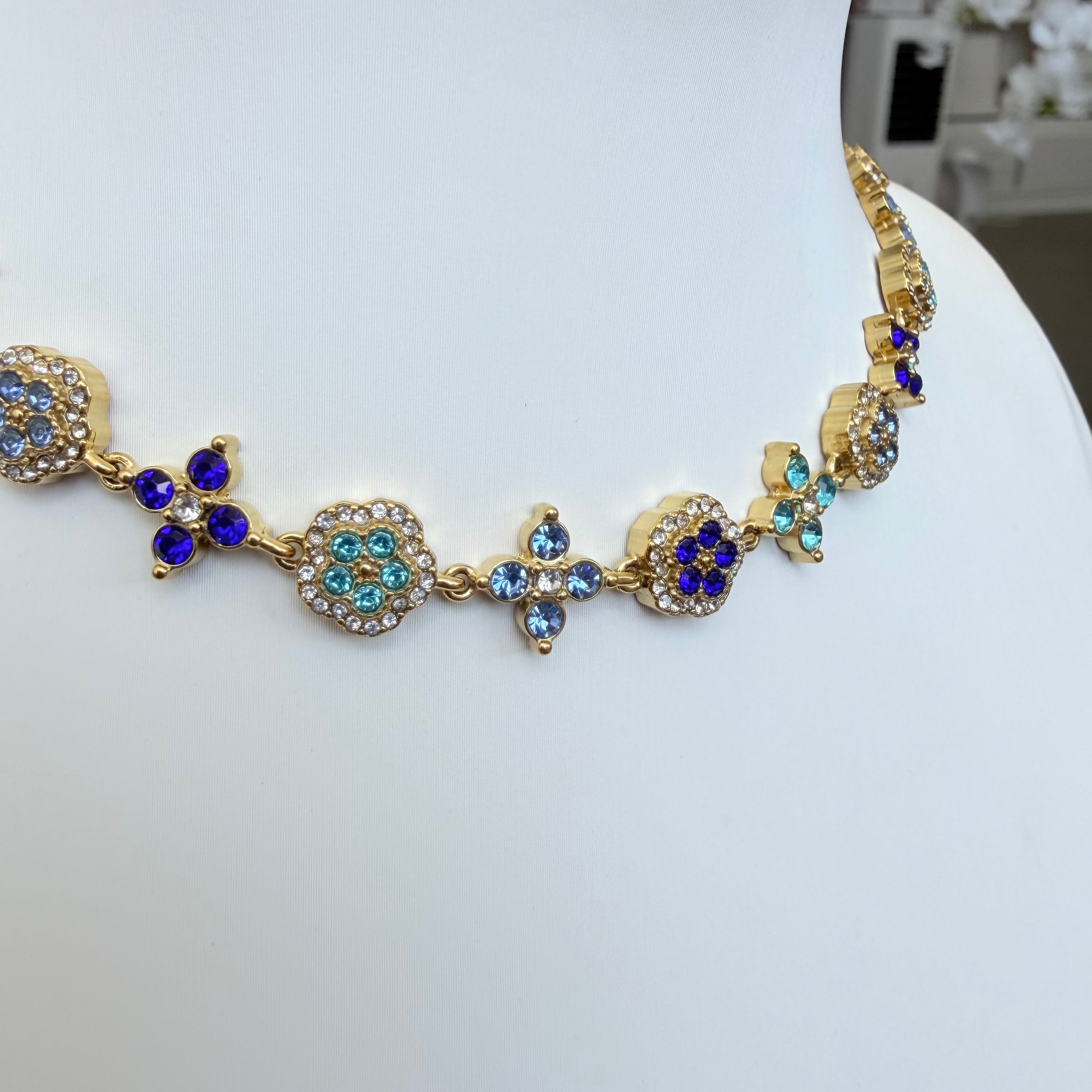Collier Diva Bleu