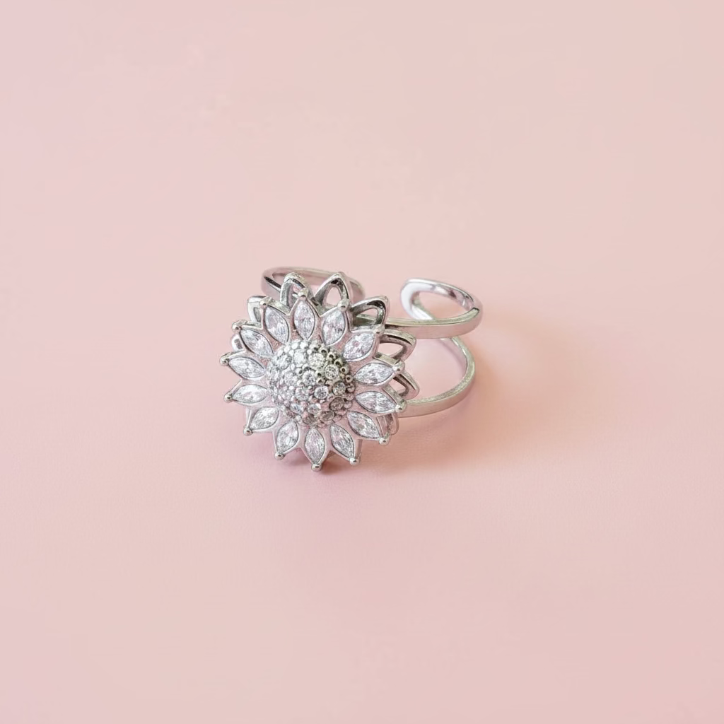 Bague anti stress Tournesol