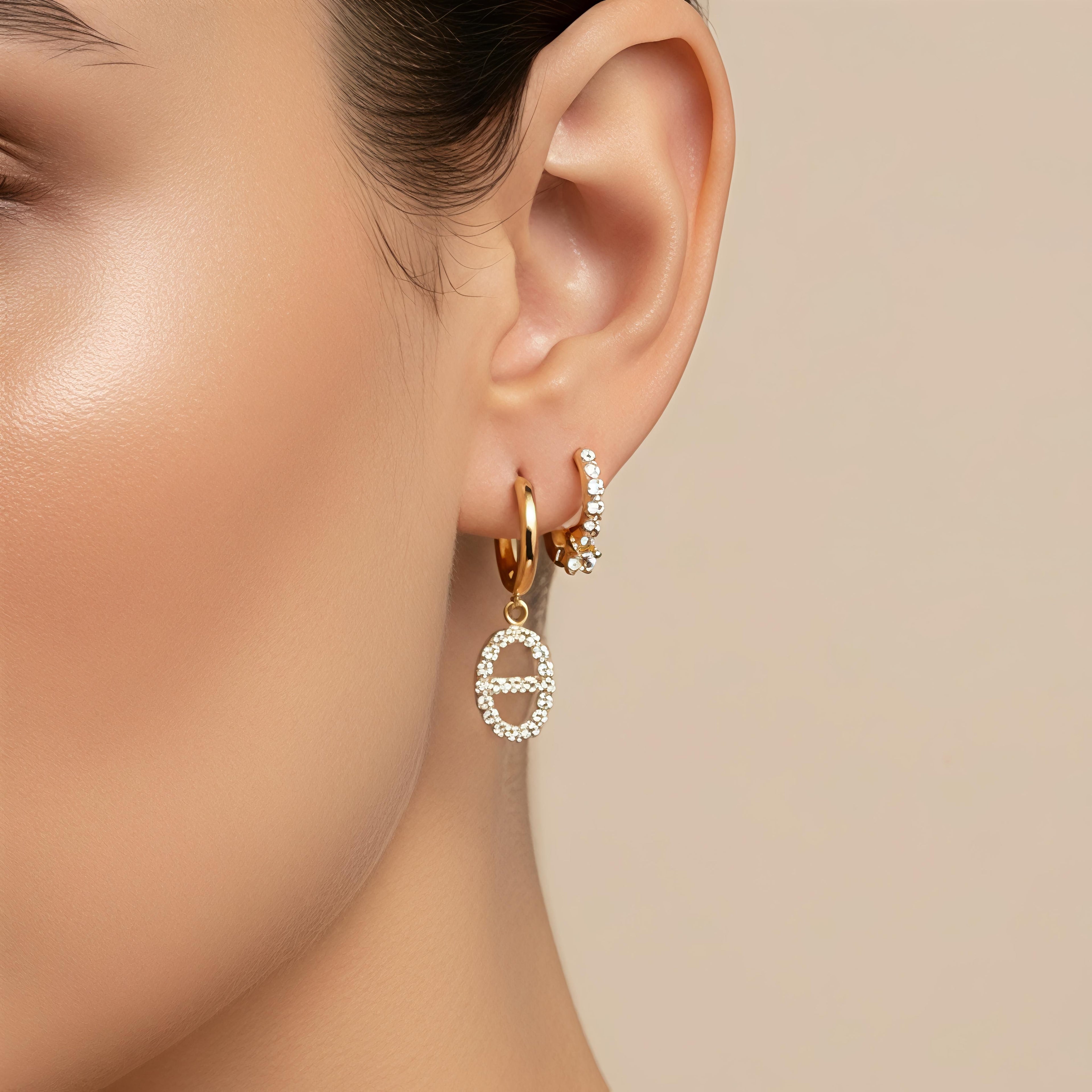 Boucle d'oreille Santa