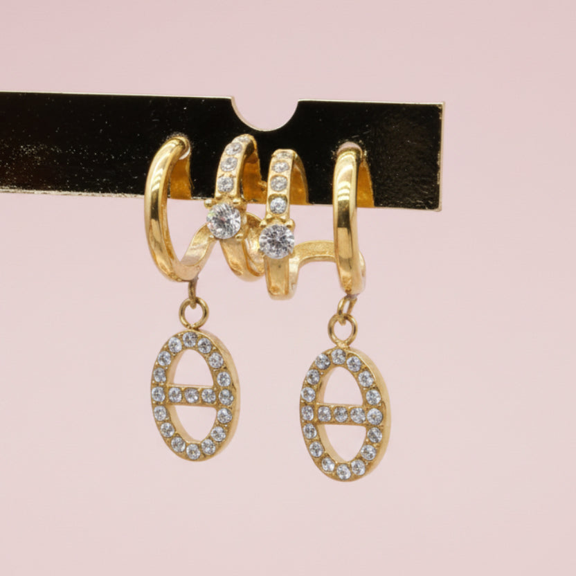 Boucle d'oreille Santa