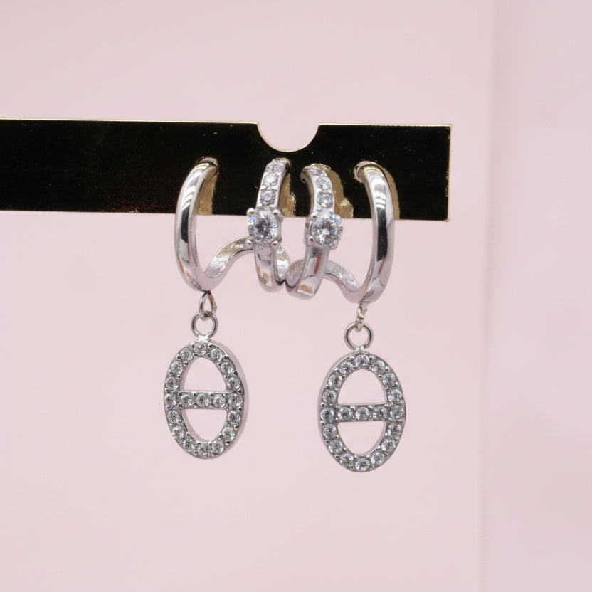 Boucle d'oreille Santa
