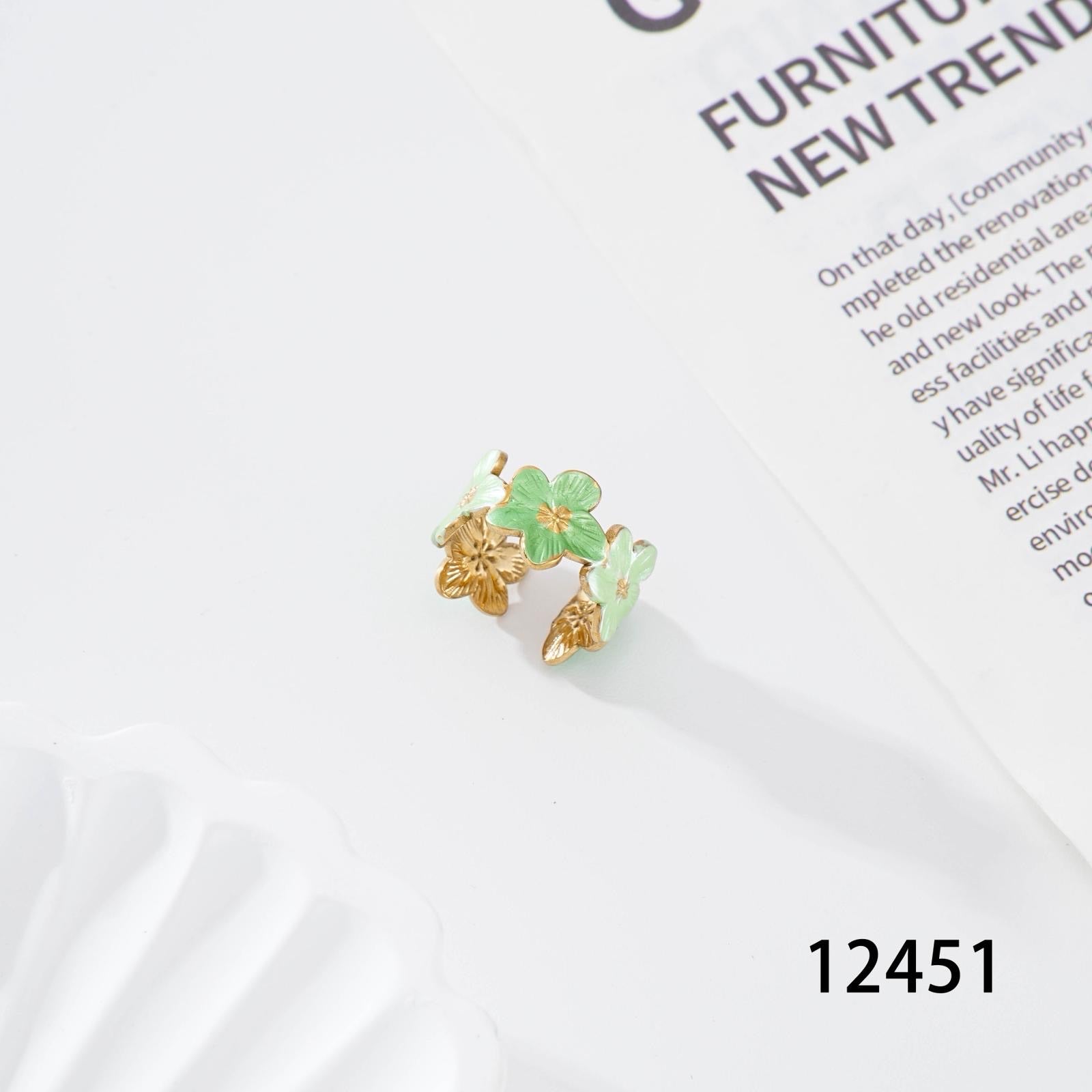 Bague Warda coloré