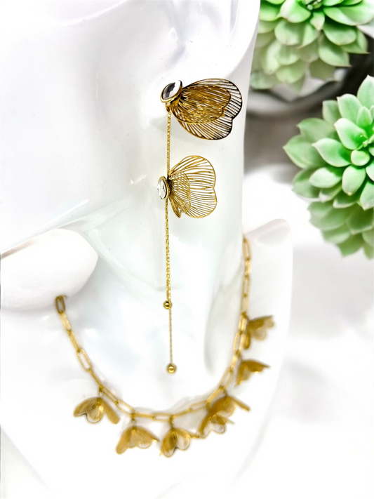 Boucle d'oreille Papillon
